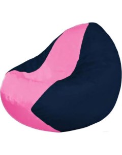 Кресло мешок кресло Classic К2 1 230 розовый темно синий Flagman