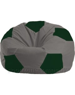 Кресло мешок Мяч Стандарт М1 1 349 серый темно зеленый Flagman