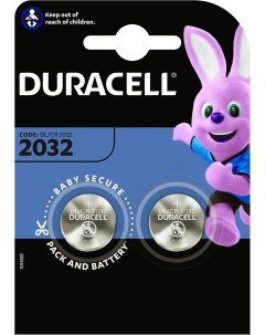Батарейка Lithium CR2032 2BP Duracell