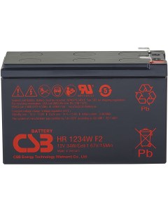 Аккумулятор для ИБП HR1234W F2 12В 9 А ч Csb