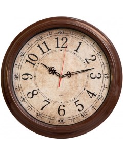 Интерьерные часы WallC R77P коричневый Бюрократ