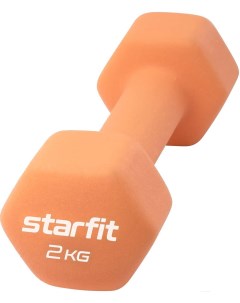 Гантель цельная DB 201 2 кг оранжевый Starfit