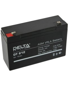 Аккумулятор для ИБП DT 612 6V 12Ah Delta