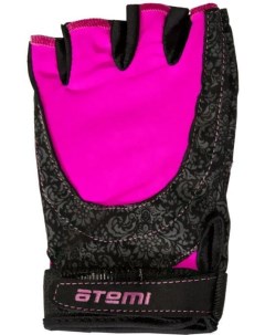 Перчатки для фитнеса AFG06P M черный розовый Atemi