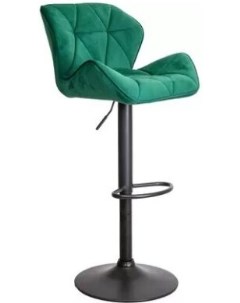 Барный стул AKS Berlin зеленый велюр черный Akshome