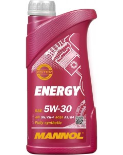Моторное масло Energy ESTER 5W30 1л SN CH 4 Energy Mannol