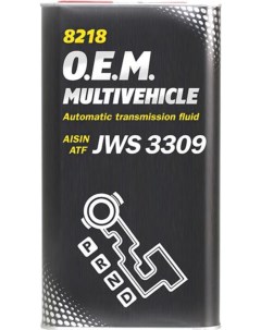 Трансмиссионное масло ATF Multivehicle OEM JWS 4л Mannol