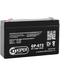 Батарея для ИБП GP 672 6V 7 2Ah Kiper