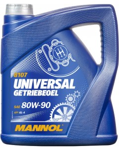Трансмиссионное масло Universal 80W90 GL 4 4л Mannol