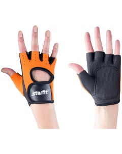 Перчатки для фитнеса SU 107 XL оранжевый черный Starfit