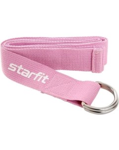 Ремень для йоги YB 100 180 см розовый пастель Starfit