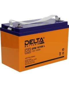 Аккумулятор для ИБП DTM 12100 L 12V 100Ah Delta