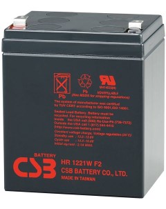 Аккумулятор для ИБП CSB HR1221W F2 12В 5 А ч Noname