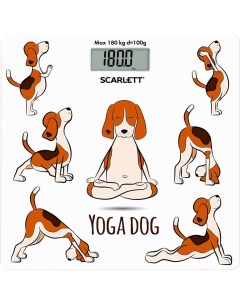 Напольные весы SC BS33E082 Yoga dog Scarlett