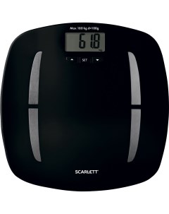 Напольные весы электронные SC BS33ED83 черный Scarlett