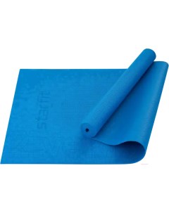 Коврик для йоги и фитнеса FM 104 PVC 183x61x0 4см синий Starfit