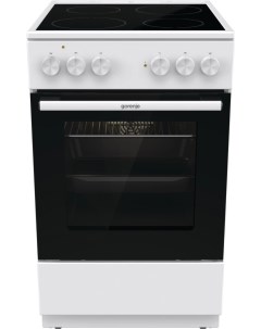 Кухонная плита Essential GEC5A41WG белый черный Gorenje
