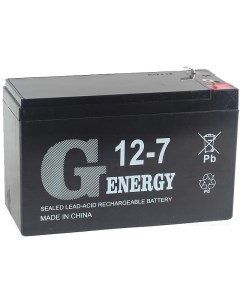 Аккумулятор для ИБП 12 7 F1 12В 7 А ч G-energy