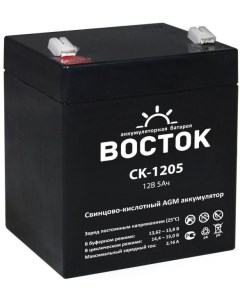 Аккумулятор для ИБП CK 1205 12V 5Ah Восток
