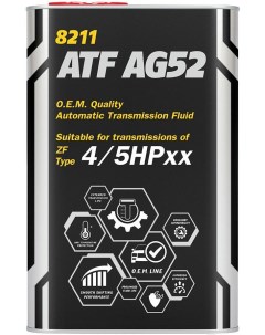 Трансмиссионное масло ATF AG52 Automatic Special 1л MN8211 1 Mannol