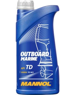 Моторное масло 2 Takt Outboard Marine API TD NMMA TC W3 1л MN7207 1 Mannol