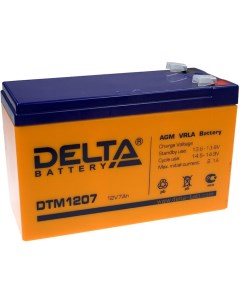 Аккумулятор для ИБП DTМ 1207 12V 7 2Ah Delta