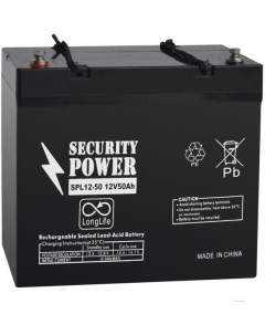 Аккумулятор для ИБП SPL 12 50 12V 50Ah Security power