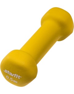 Гантель Core DB 201 0 5 кг желтый пастель Starfit