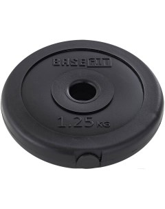 Диск для штанги BB 203 1 25 кг черный Basefit