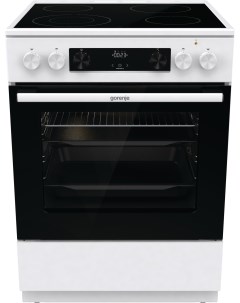 Кухонная плита GECS6C70WC белый черный Gorenje