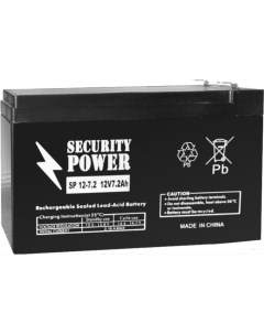 Аккумулятор для ИБП SP 12 7 2 F2 Security power