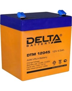 Аккумулятор для ИБП DT 12045 12В 4 5 А ч Delta