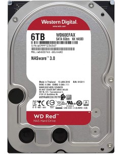 Жесткий диск Red 6TB 60EFAX Wd