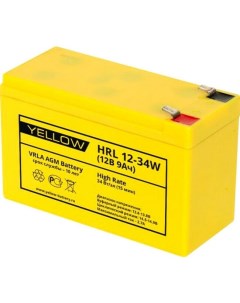 Аккумулятор для ИБП HRL 12 34W Yellow