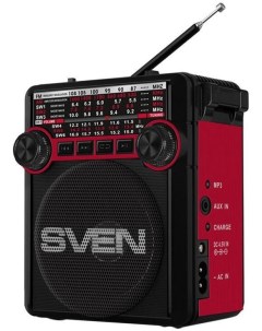 Радиоприемник SRP 355 красный Sven