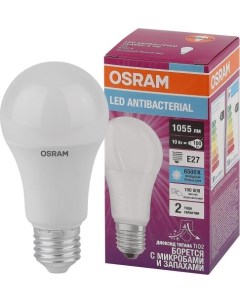Лампа светодиодная А100 10Вт Е27 6500К Antibacterial 4058075561090 LED Osram