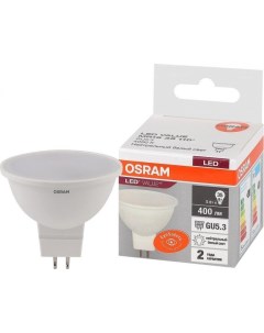 Лампа светодиодная MR16 5Вт 4000К 4058075582422 LED VALUE Osram