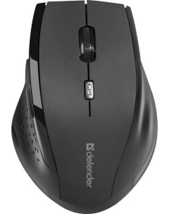 Беспроводная оптическая мышь Defender Accura MM-365 черный,6 кнопок, 800-1600 dpi