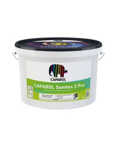 Краска интерьерная Samtex 2 Pro прозрачная 2 35л 3 36кг Caparol
