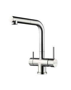 Смеситель для кухни Omoikiri Takamatsu-S-BN нержавеющая сталь