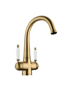 Смеситель для кухни Omoikiri Okinawa-2-AB античная латунь