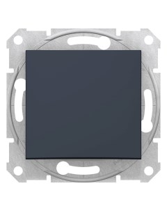 SEDNA графит Переключатель 1-кл. прох. (без рамки) SDN0400170 Schneider electric