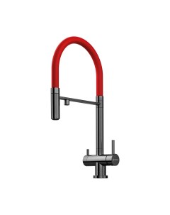 Смеситель для кухни Omoikiri Kanto-GM вороненая сталь