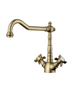 Смеситель для кухни Omoikiri Tokigawa-AB античная латунь