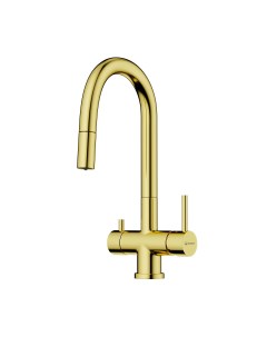 Смеситель для кухни Omoikiri Akita-S-LG светлое золото