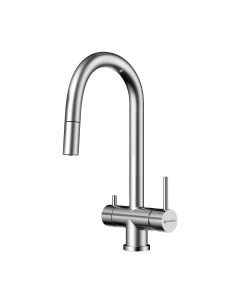 Смеситель для кухни Omoikiri Akita-S-BN нержавеющая сталь