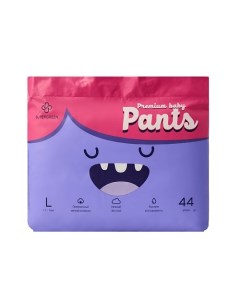 Подгузники трусики Premium baby Pants размер L вес 11 16 кг 44 Supergreen