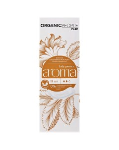 Прокладки ежедневные ароматизированные Lady Power AROMA Maxi Organic people
