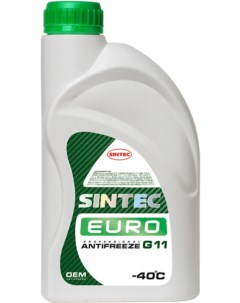 Антифриз G11 Euro 1кг зеленый 802558 Sintec