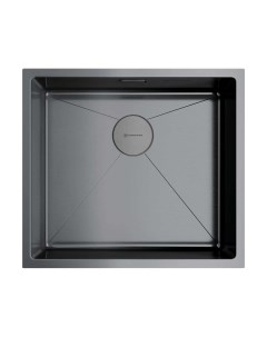 Кухонная мойка из нержавейки Omoikiri Taki 49-U/IF-GM вороненая сталь